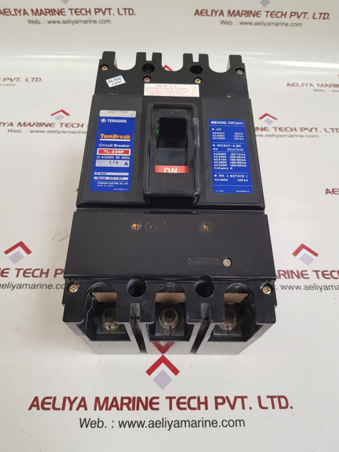 Terasaki Tl-225F 3-pole Circuit Breaker 850Amp Ac200-480V 50/60Hz
