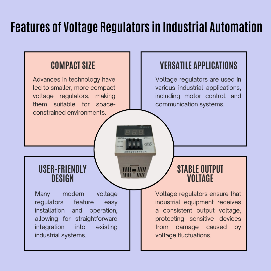Features of Regulator for industrial automation