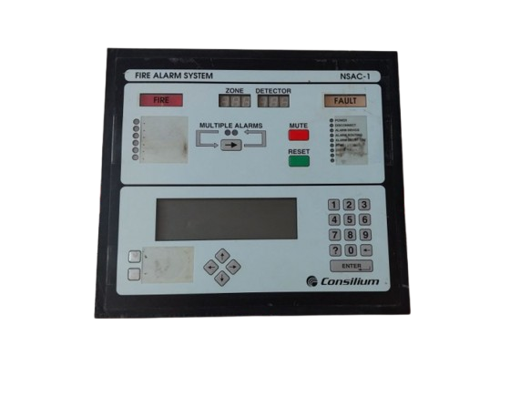 Consilium Nsac-1 Fire Alarm System Front Panel